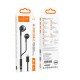 Hoco M115 Hands Free Sagacious USB-C Universal Earphones Hi-Fi Stereo με Μικρόφωνο Μαύρα 1.2m