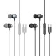 HOCO headset / in-ear headphones Type C with M122 Power microphone, white
