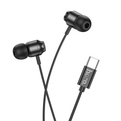 HOCO headset / in-ear headphones Type C with M122 Power microphone, black