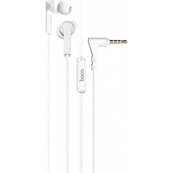 HOCO In-ear headphones - M72 with microphone, white