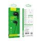 Hoco M97 Hands Free Enjoy Universal Earphones Stereo Bass USB-C με Μικρόφωνο Συμβατά με Όλες τις Συσκευές USB-C Μαύρο 1.2m