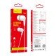 Hoco M97 Hands Free Enjoy Universal Earphones Stereo Bass USB-C με Μικρόφωνο Συμβατά με Όλες τις Συσκευές USB-C Λευκό 1.2m