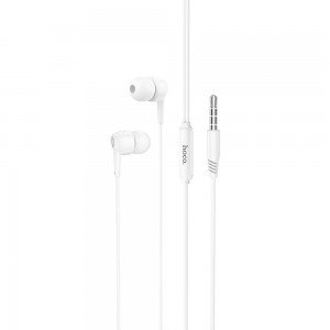 Hoco M99 Hands Free Celestial Universal Earphones Hi-Fi Stereo 3.5mm Λευκό 1.2m