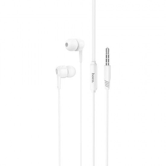 Hoco M99 Hands Free Celestial Universal Earphones Hi-Fi Stereo 3.5mm Λευκό 1.2m