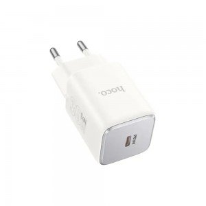 Hoco N43 Φορτιστής Ταξιδίου Small Size Vista με USB-C PD30W GaN Tech Λευκός