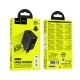 Hoco N75 Φορτιστής Ταξιδίου Grande GaN 65W High Power Fast Charge με 2xUSB-C και 1xUSB-A Μαύρος