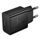Hoco N76 Φορτιστής Ταξιδίου Star GaN 25W Fast Charge με 1xUSB-C Μαύρος