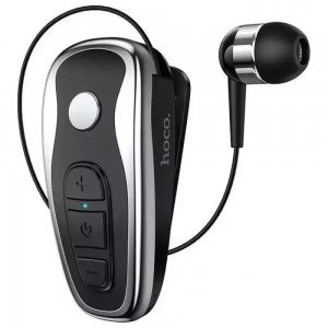 Hoco RT07 Bluetooth Hands Free v5.0 με Δόνηση και Multi Pairing Μαύρο