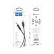 HOCO UPA19 Καλώδιο σύνδεσης Ήχου Braided USB-C Αρσενικό σε 3.5mm Αρσενικό Μαύρο 1m