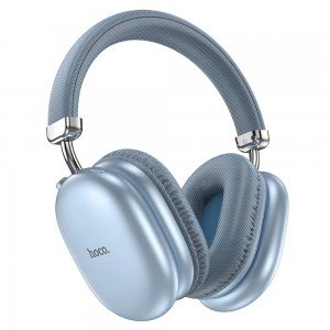 Hoco W35 Max Wireless Ακουστικά Stereo Joy v5.3 800mAh με υποδοχή Micro SD και AUX Μπλε