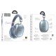 Hoco W35 Max Wireless Ακουστικά Stereo Joy v5.3 800mAh με υποδοχή Micro SD και AUX Μπλε