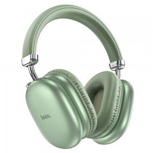 Hoco W35 Max Wireless Ακουστικά Stereo Joy V5.3 800mAh με υποδοχή Micro SD και AUX Πράσινα