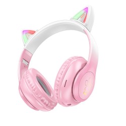 HOCO wireless bluetooth headphones W42 Cat Ears cherry blossom