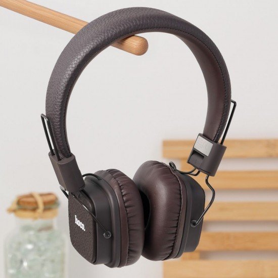 HOCO wireless headphones bluetooth W56 brown