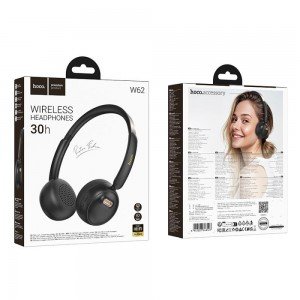 Hoco W62 verso retro bluetooth headphones , Μαύρο
