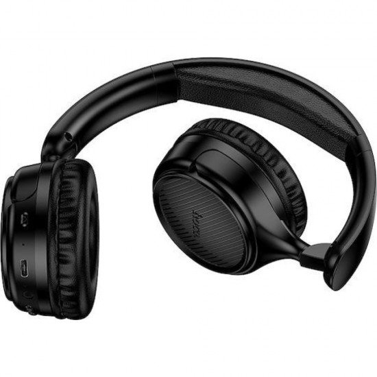 HOCO W66 WAVE, ΑΣΥΡΜΑΤΑ ΑΚΟΥΣΤΙΚΑ, ΜΑΥΡΑ