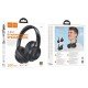 Hoco W71 Wireless Ακουστικά Stereo Cool v6.0 600mAh 26hr Χρήσης με Μικρόφωνο και Λειτουργία Ηχείου Μαύρα