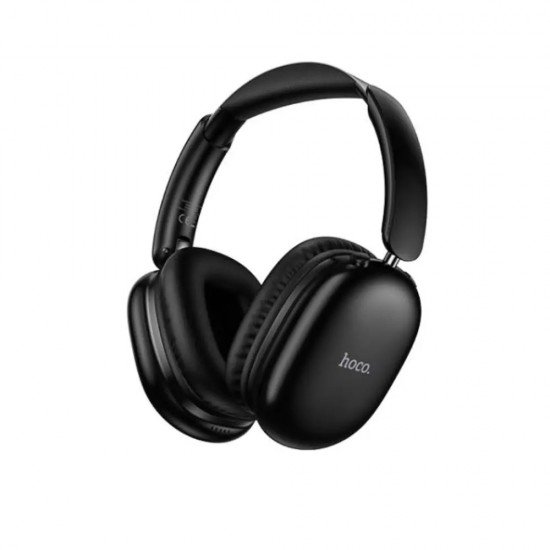 Hoco W73 Wireless Ακουστικά Stereo Graceful HiFi Audio v6.0 400mAh 45 Ώρες Ομιλίας AUX USB-C Μαύρα