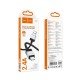 Hoco X110 Καλώδιο Honorific USB-A σε Lightning 2.4A Braided Μαύρο 1m