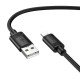 Hoco X122 Καλώδιο USB-A σε Lightning 2.4A Fast Charging Μαύρο 1m
