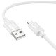 Hoco X122 Καλώδιο USB-A σε Lightning 2.4A Fast Charging Λευκό 1m
