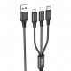 HOCO X76 Cable 3-in-1 - USB-A, 1м, 18W, 2.0A, Super charging 