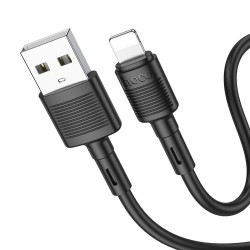 HOCO X83 cable USB to iPhone Lightning 8-pin 2,4A Victory 1m black