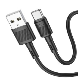 HOCO USB cable for Type C 3A Victory X83 1m black