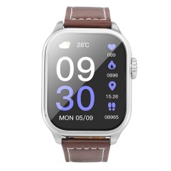 HOCO smartwatch / smart watch Y17 smart sport (possibility to connect from the watch) silver