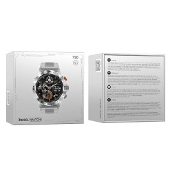 HOCO smartwatch Y20 smart sport (possibility to connect from the watch) silver