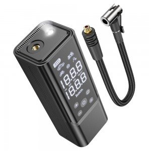 HOCO wirless portable air pump 5000mAh ZP7 black HOCO wirless portable air pump 5000mAh ZP7 black