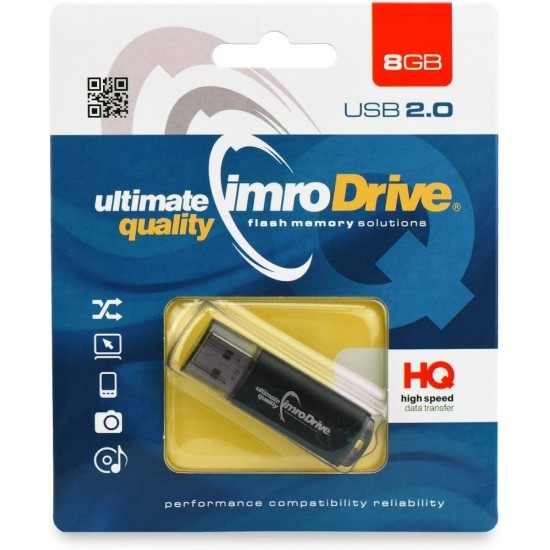 Imro pendrive 8GB USB 2.0 Black