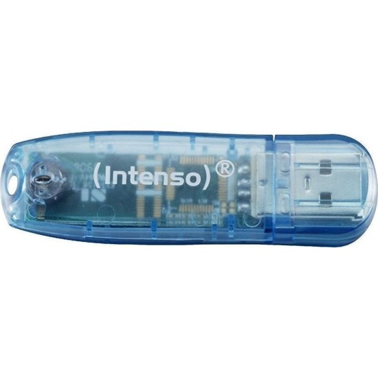 Intenso USB Stick 4GB 2.0 Rainbow Line Blue (3502450)