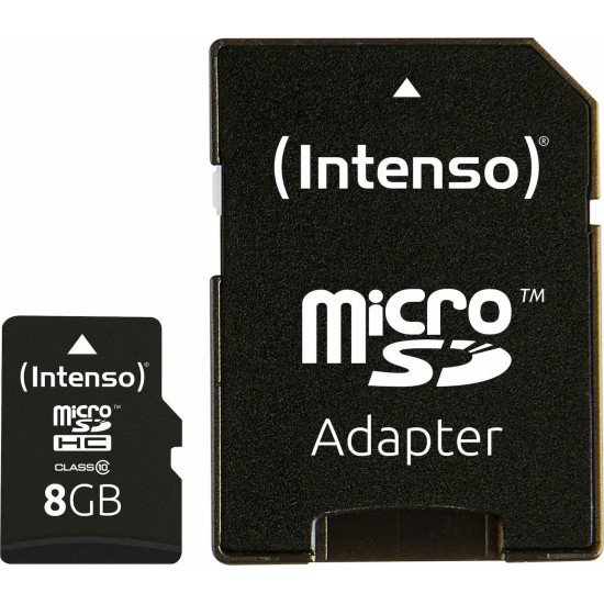 Intenso microSDHC Card 8GB Class 10 (3413460) (NSO3413460)
