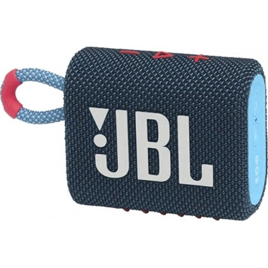 JBL GΟ3 PORTABLE BLUETOOTH SPEAKER BLUE/PINK