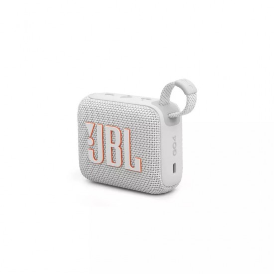 JBL GO4, Portable Bluetooth Speaker, Water/Dust proof IP67, (White)