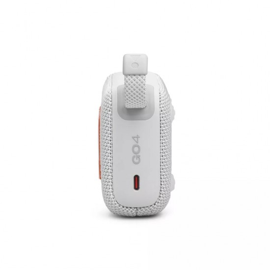 JBL GO4, Portable Bluetooth Speaker, Water/Dust proof IP67, (White)