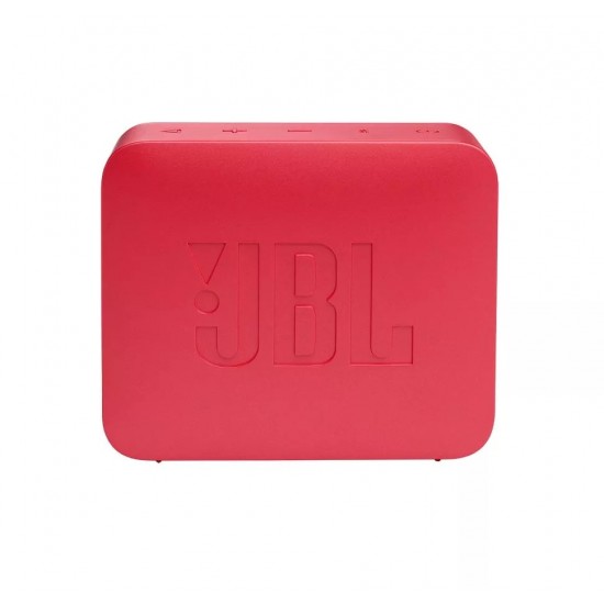 JBL GO Essential, Portable Bluetooth Speaker, Waterproof IPX7, (Red)