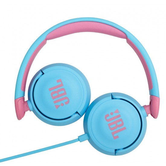 JBL JR310, On-Ear Headphones for Kids, Universal (Blue)