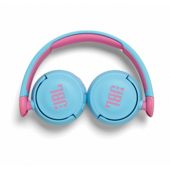 JBL JR310BT, On-Ear Headphones for Kids, Wireless (Blue)