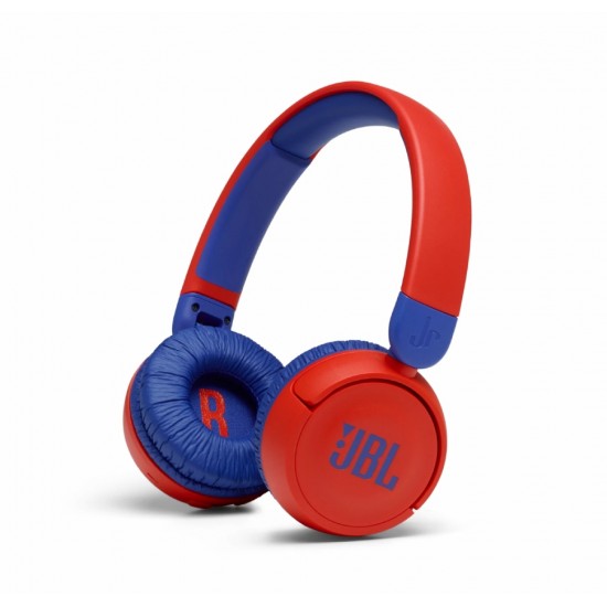 JBL JR310BT, On-Ear Headphones for Kids, Wireless (Red)