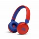 JBL JR310BT, On-Ear Headphones for Kids, Wireless (Red)