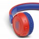 JBL JR310BT, On-Ear Headphones for Kids, Wireless (Red)