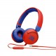 JBL JR310, On-Ear Headphones for Kids, Universal (Red)