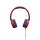 JBL JR310, On-Ear Headphones for Kids, Universal (Red)