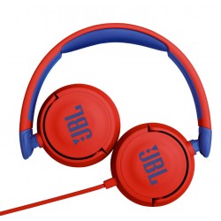 JBL JR310, On-Ear Headphones for Kids, Universal (Red)