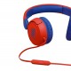 JBL JR310, On-Ear Headphones for Kids, Universal (Red)