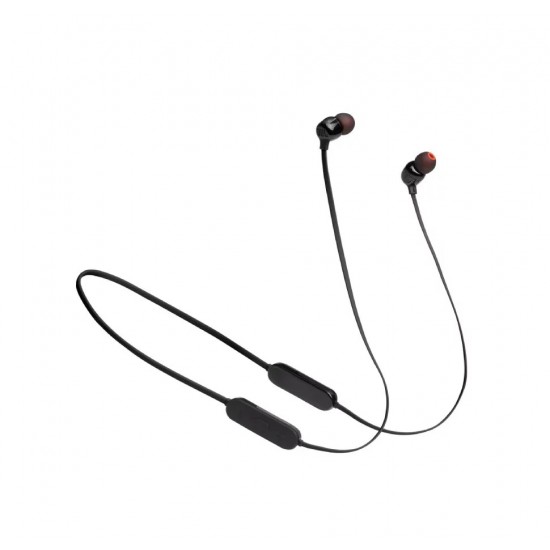 JBL Tune 125BT, Wireless In-Ear with 3-button Mic/Remote (Black)