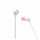 JBL Tune 125BT, Wireless In-Ear with 3-button Mic/Remote (White)