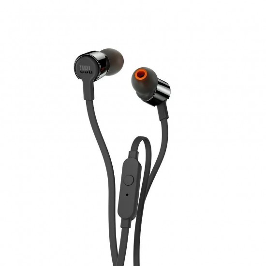 JBL T210, InEar Universal Headphones 1-button Mic/Remote (Black)